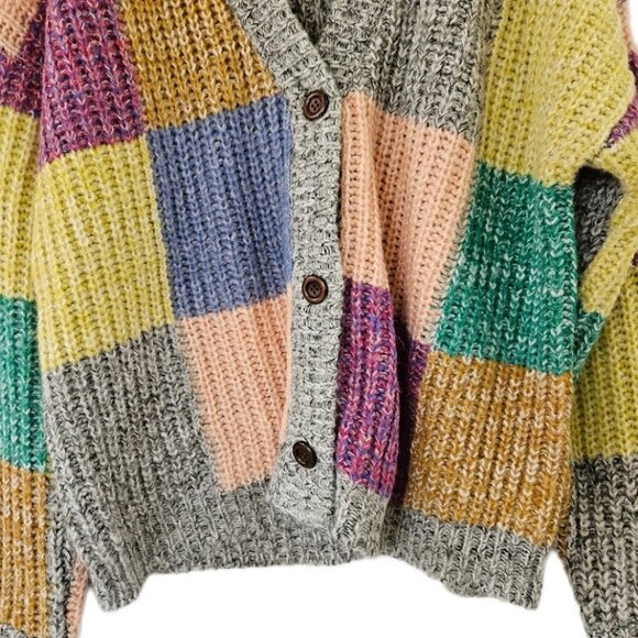 Sundance Multicolor Patchwork Cardigan - Picture 3 of 13